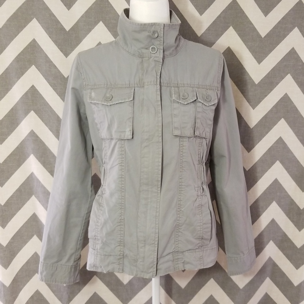 Old Navy gray utility jacket size M